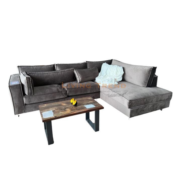 Living Trend Urban Retreat - Casual Hoekbank in Vintage Grijs