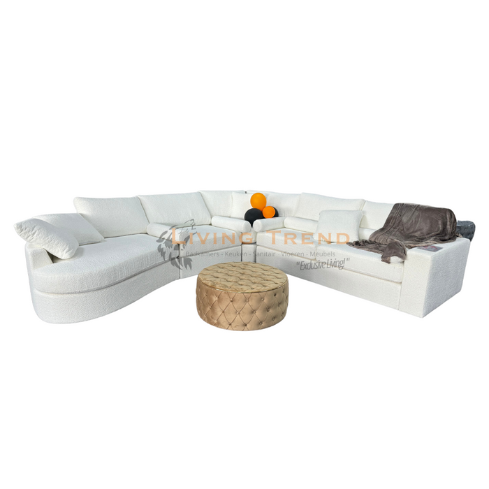 Living Trend Serenity Cloud - Luxe Modulaire Hoekbank in Crème Wit
