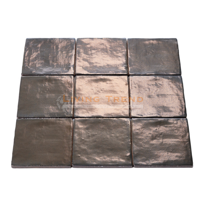 Living Trend Handvorm Aged Bronze - Wandtegel in Brons, 13 x 13 cm