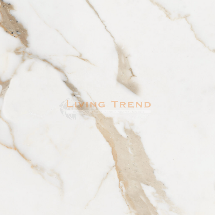 Living Trend Calacatta Gold - Glanzende Vloer- en Wandtegel, 60 x 120 cm