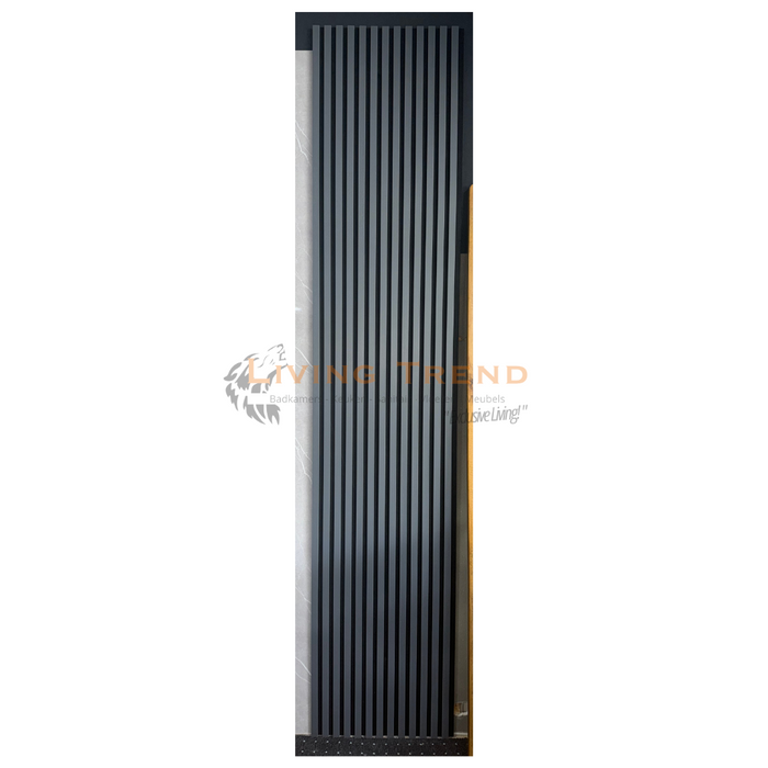 Living Trend Akoestische 3-Zijdig PVC Wandpanelen, 280 cm x 60 cm - Minimalist Dark Stripe Design