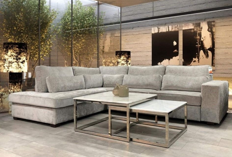 Lichte Grijze Loungebank – Elegant en Comfortabel