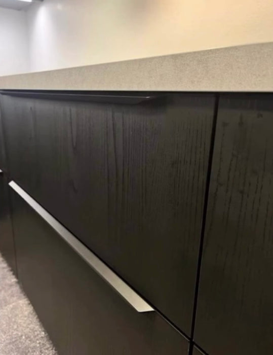 Nolte keuken, Zwart Mat Hout-structuur