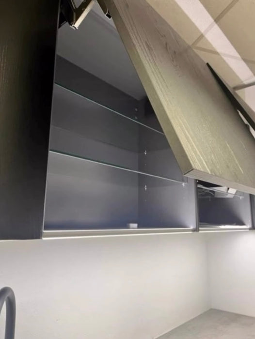 Nolte keuken, Zwart Mat Hout-structuur