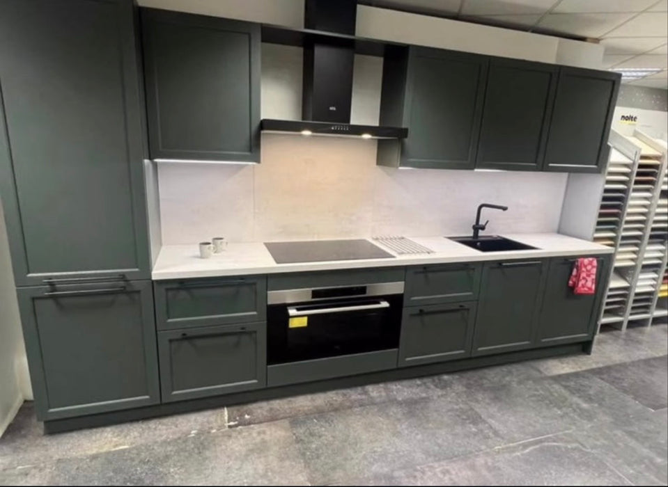 Nolte keuken, Fineer Blackgreen Frame Lack