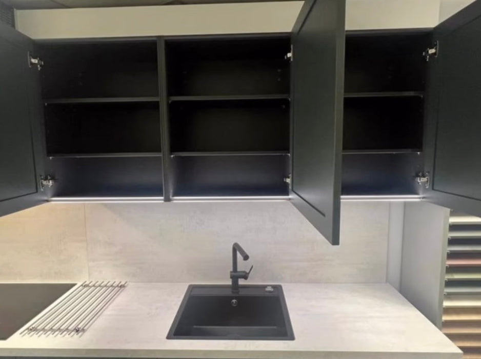 Nolte keuken, Fineer Blackgreen Frame Lack