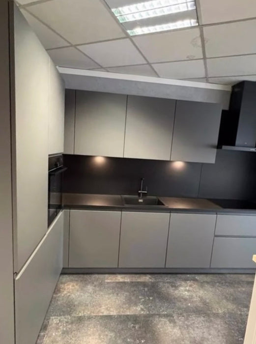 Nolte keuken, Kwartsgrijs Soft Lack