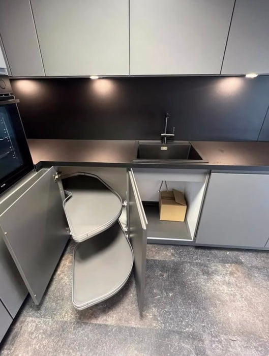 Nolte keuken, Kwartsgrijs Soft Lack