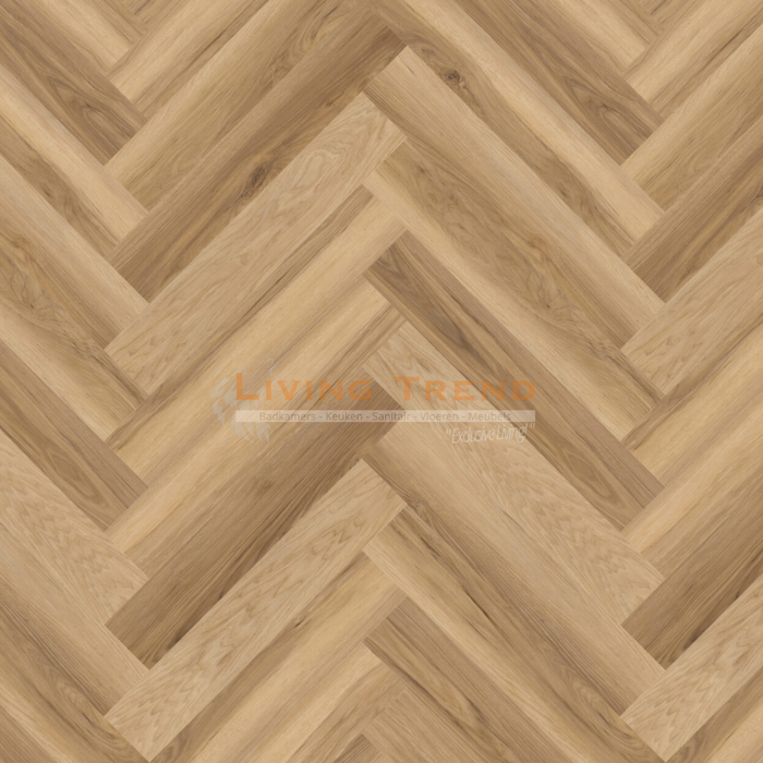 Living Trend Limited - PVC Rigid Click Visgraatvloer in Natuurlijk Eiken