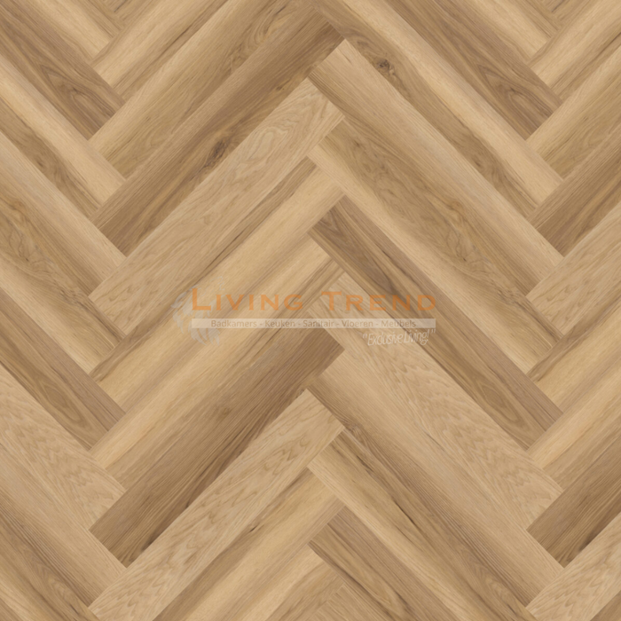Living Trend - PVC Dry Back Visgraatvloer in Natuurlijk Eiken