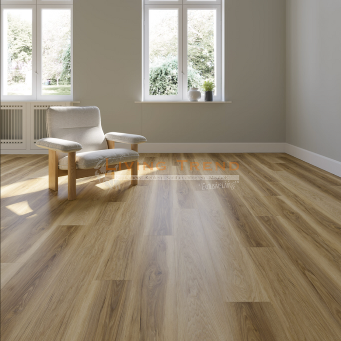 Living Trend Limited - PVC Rigid Click XL Vloer in Eiken Bruin