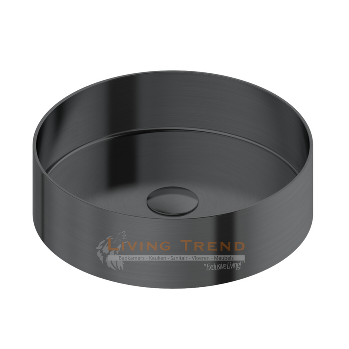 Living Trend Fusion - Waskom in RVS met Gun Metal Afwerking