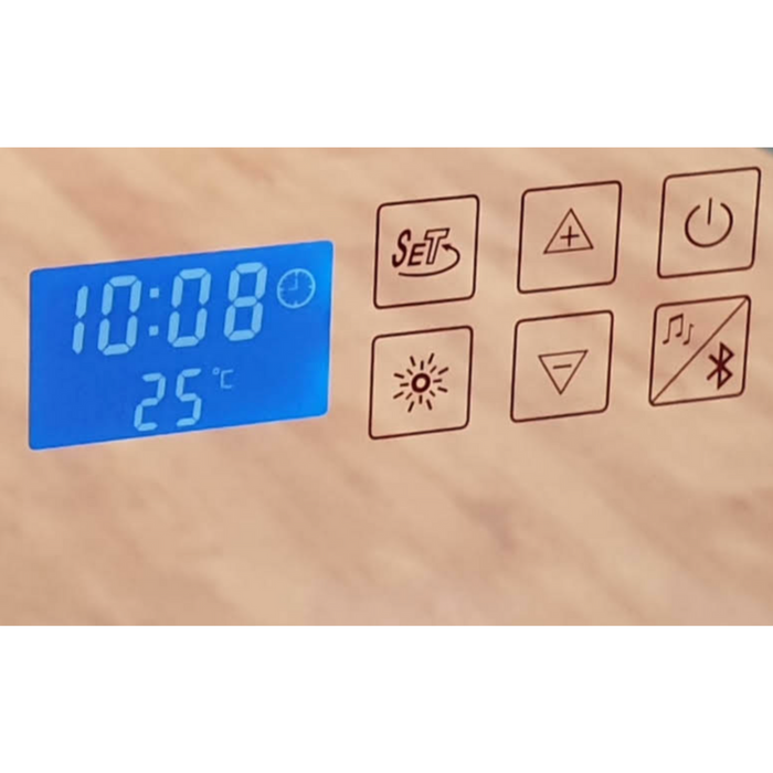 Grote Multifunctionele Spiegel met LED Verlichting, Radio en Bluetooth - 120 van Living Trend B.V.