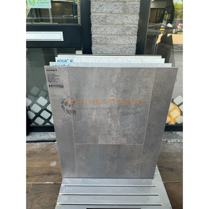 Aqua Industrial Charcoal Tegellaminaat