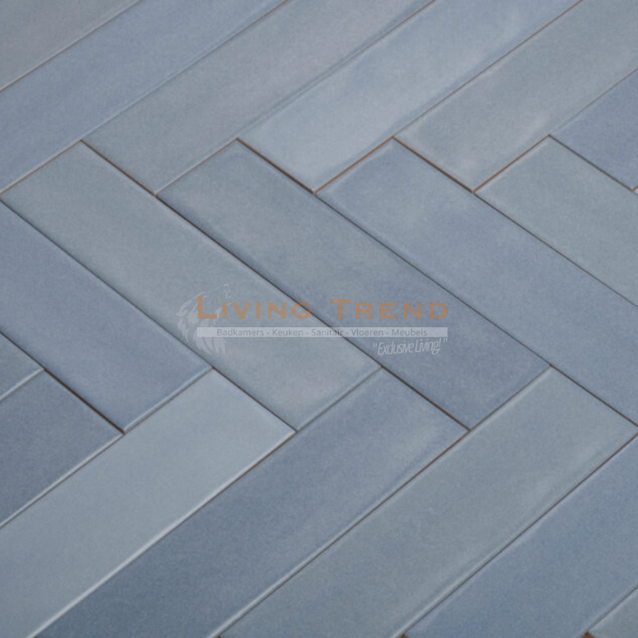 Living Trend Tempo Aqua - Wandtegel in Aquablauw, 6,5 x 25 cm