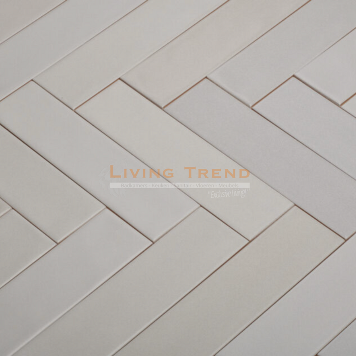 Living Trend Tempo Blanco Crème - Wandtegel in Crème, 6,5 x 25 cm