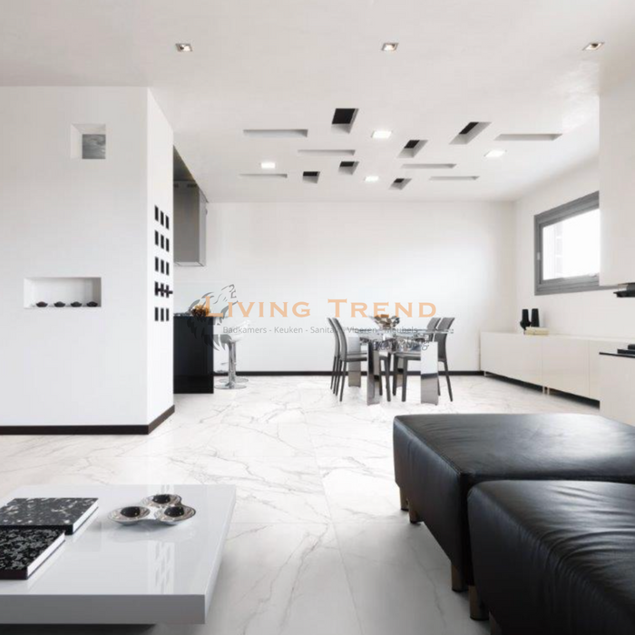 Living Trend Marmore Carrara - Vloer- en Wandtegel, 60 x 60 cm