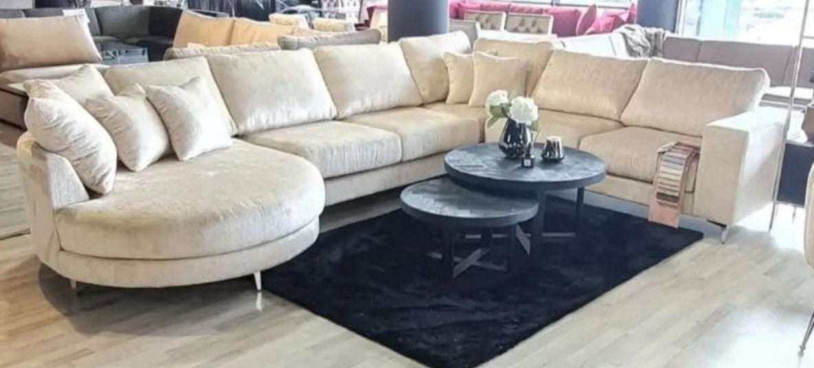 Luxe Hoekbank “Velvet Comfort” – Beige